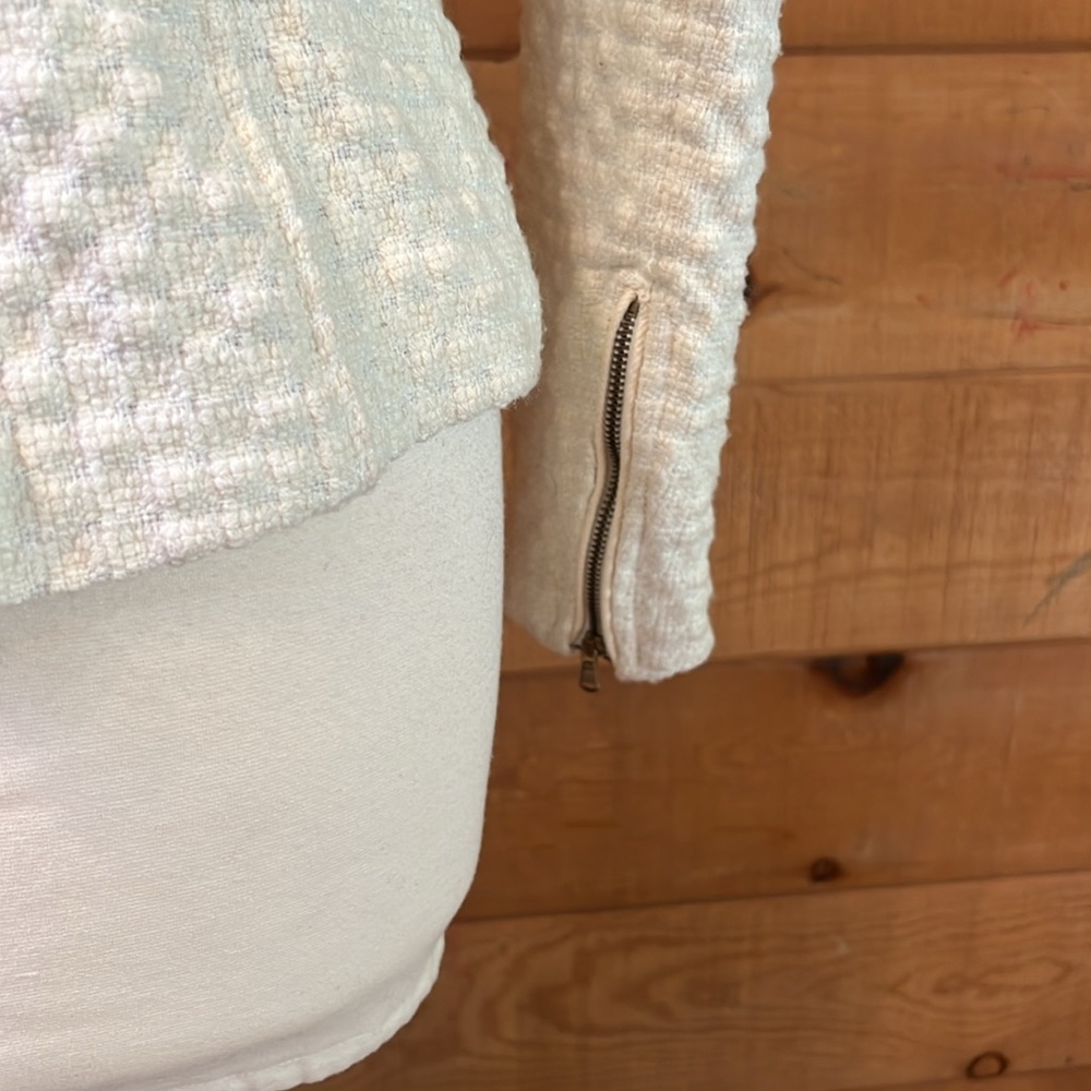 Zara Basic Cream Jacket - image 6